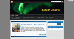 Desktop Screenshot of bigfaithministries.com